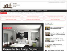 Tablet Screenshot of housedecorationideas.com